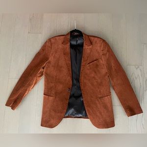 42R H&M Mens Cotton Blend Velvet Blazerl